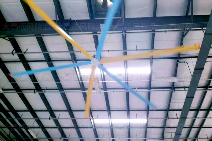 剛結(jié)構(gòu)廠房工業(yè)大風(fēng)扇如何安裝呢？